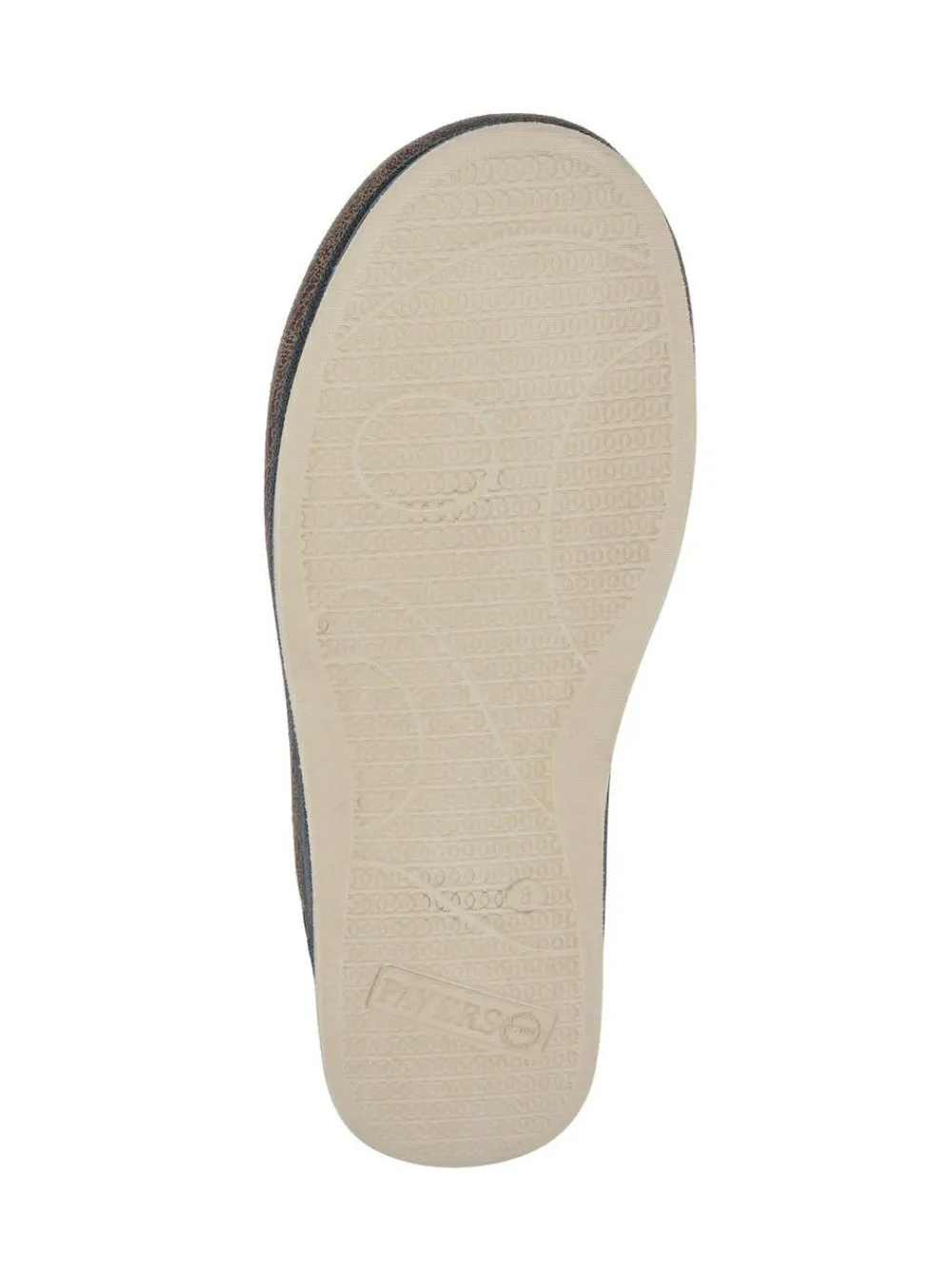 Pavers Wide Fit Supportive Mule Slippers Brown