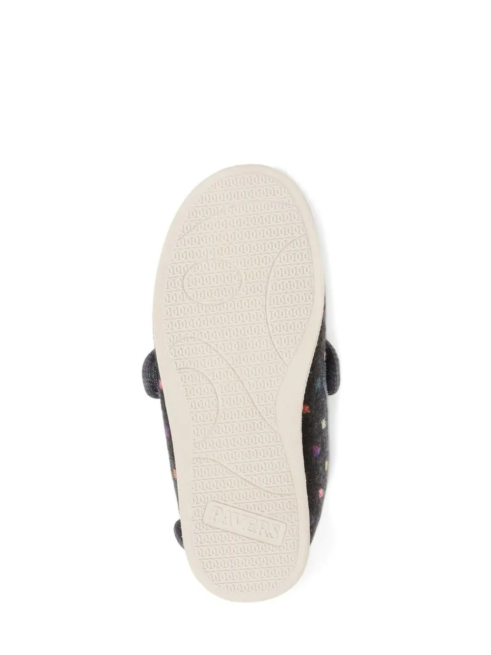 Outlet Pavers Grey Touch Fastening Full Slippers