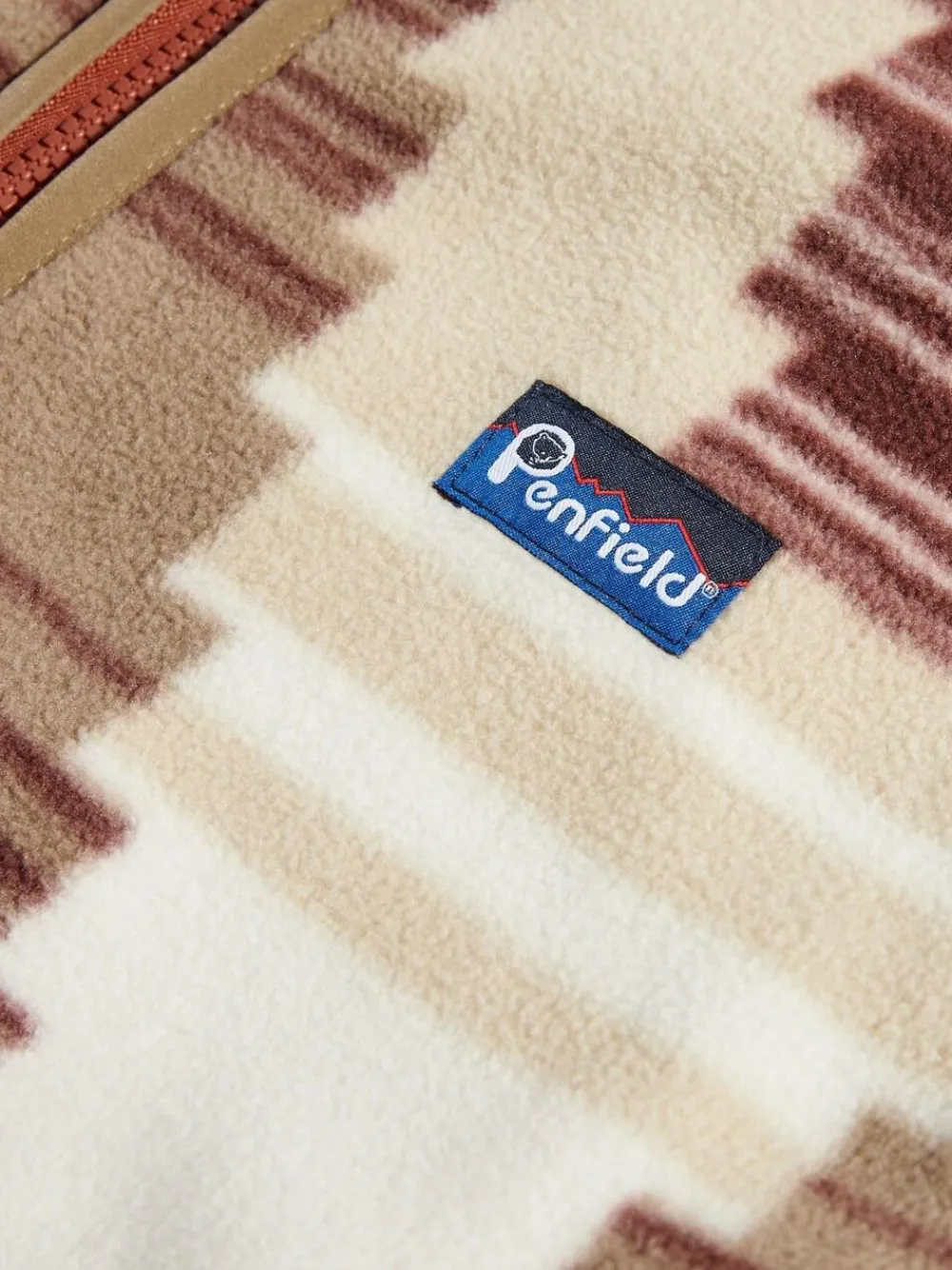 Best Penfield Brown Mens Forefounders Graylock Quarter Zip Fleece