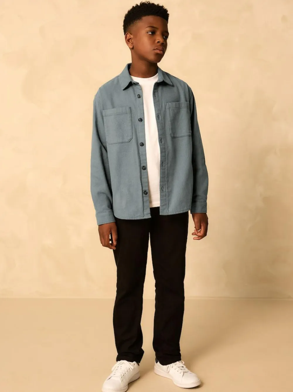 Next Brushed Overshirt (3-16yrs)^BOY Coats & Jackets|Snowsuits & Coats