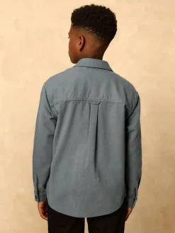 Next Brushed Overshirt (3-16yrs)^BOY Coats & Jackets|Snowsuits & Coats