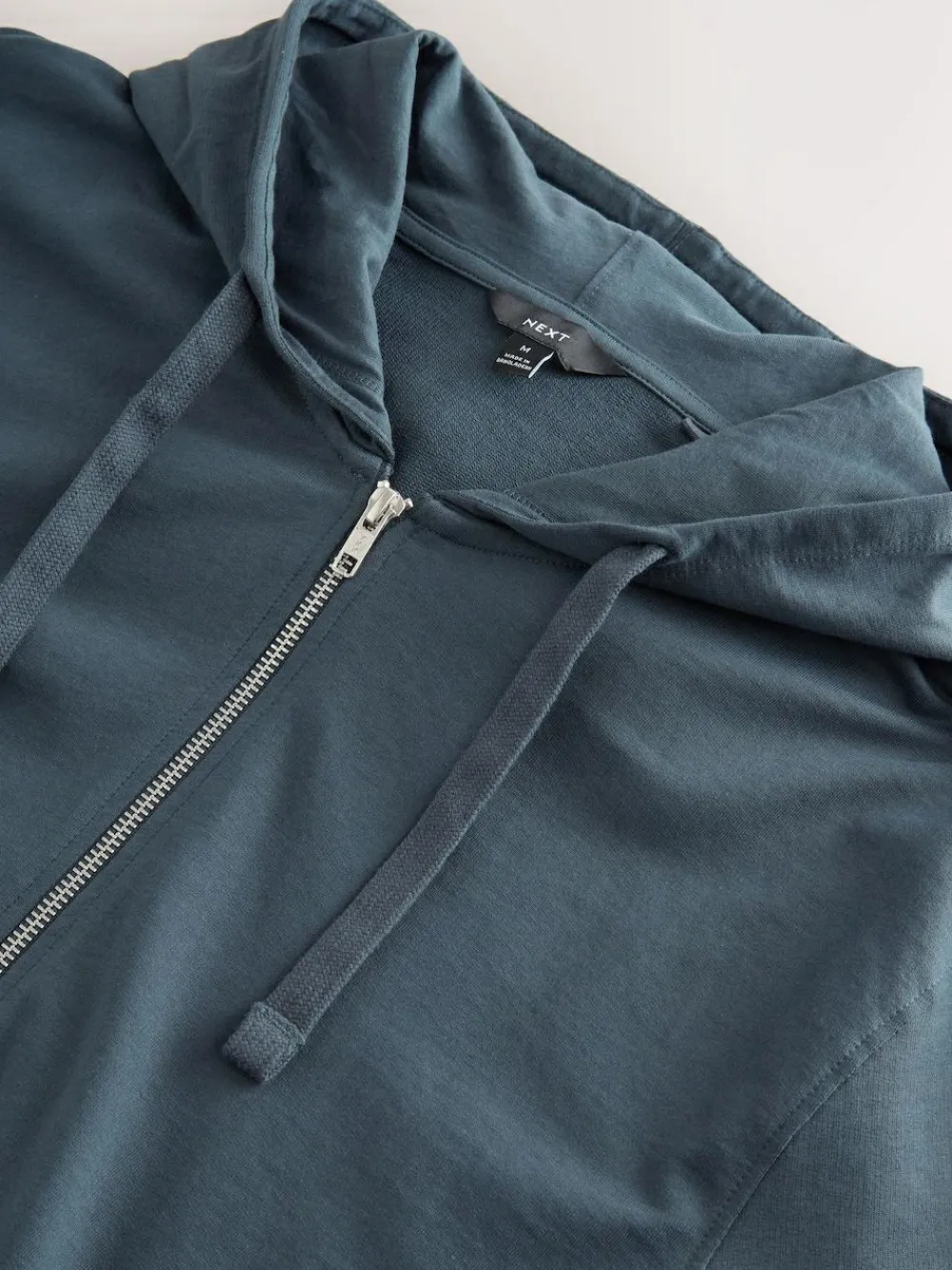 Next Petrol Blue Lightweight Zip Up Hoodie^ Loungewear|Nightwear