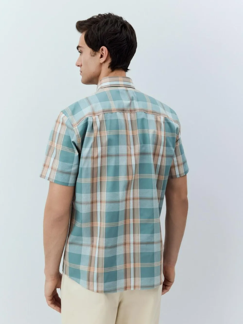 Next Regular Fit Short Sleeve Easy Iron Button Down Oxford Shirt^ Shirts