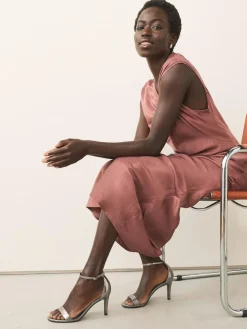 Sale Next Forever Comfort® Strappy Heeled Sandals Pewter