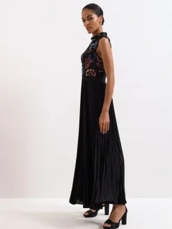 Phase Eight Black Lela Sequin Dress^Women Maxi Dresses