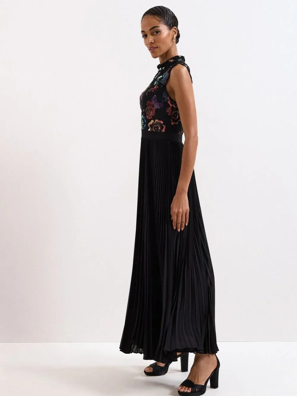 Phase Eight Black Lela Sequin Dress^Women Maxi Dresses