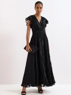 Phase Eight Black Liana Dress^Women Occasion Dresses|Maxi Dresses