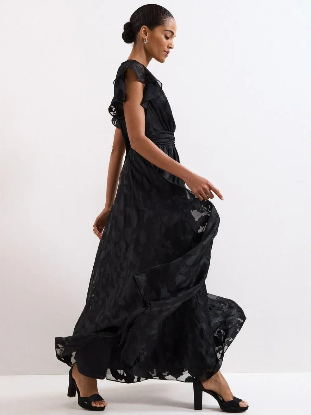 Phase Eight Black Liana Dress^Women Occasion Dresses|Maxi Dresses