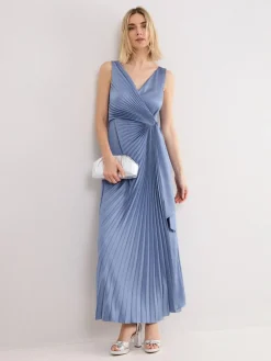 Online Phase Eight Blue Emlyn Wrap Dress