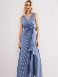 Online Phase Eight Blue Emlyn Wrap Dress