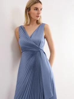 Online Phase Eight Blue Emlyn Wrap Dress
