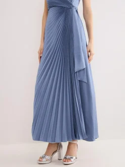 Online Phase Eight Blue Emlyn Wrap Dress