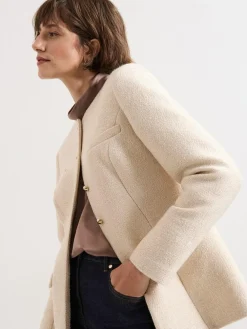 Phase Eight Cream Graziella Jacket^Women Blazers