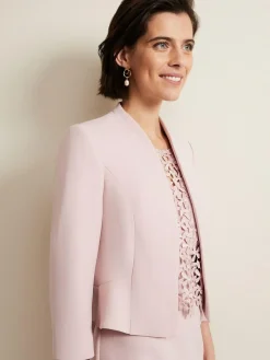 Discount Phase Eight Pink Daisy Peplum Jacket