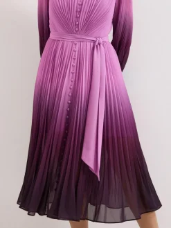 New Phase Eight Purple Petite Mira Ombre Dress