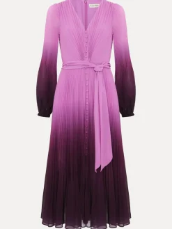New Phase Eight Purple Petite Mira Ombre Dress