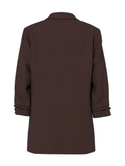 PIECES Brown 3/4 Length Sleeve Blazer^Women Blazers