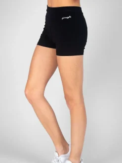 Pineapple Black Jersey Hotpant Shorts^ Shorts