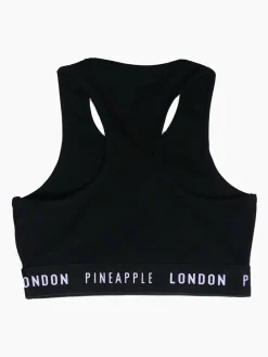Sale Pineapple Black Script Crop Top