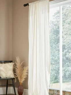 Pineapple Elephant Zofia Broderie Anglaise Sheer Panel Voile^ Curtains & Blinds