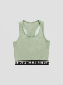 Pineapple Tape Hem Midi Crop Top^ Bras & Crop Tops