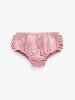 Discount Next 100% Cotton Baby Knickers 3 Pack (0mths-2yrs) Pink