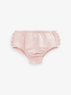 Discount Next 100% Cotton Baby Knickers 3 Pack (0mths-2yrs) Pink