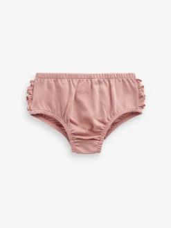 Discount Next 100% Cotton Baby Knickers 3 Pack (0mths-2yrs) Pink