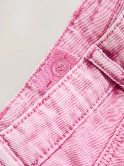 Next 100% Cotton Frayed Edge Distressed Shorts (3-16yrs) Pink