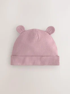 Best Next Pink 3 Pack Baby Beanies (0-18mths)