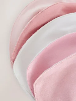 Next Pink 5 Pack Baby Dribble Bibs^ Bibs|Newborn Accessories