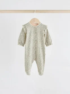 Best Next Pink 3 Pack Baby Sleepsuits with Matching Turbans (0mths-2yrs)