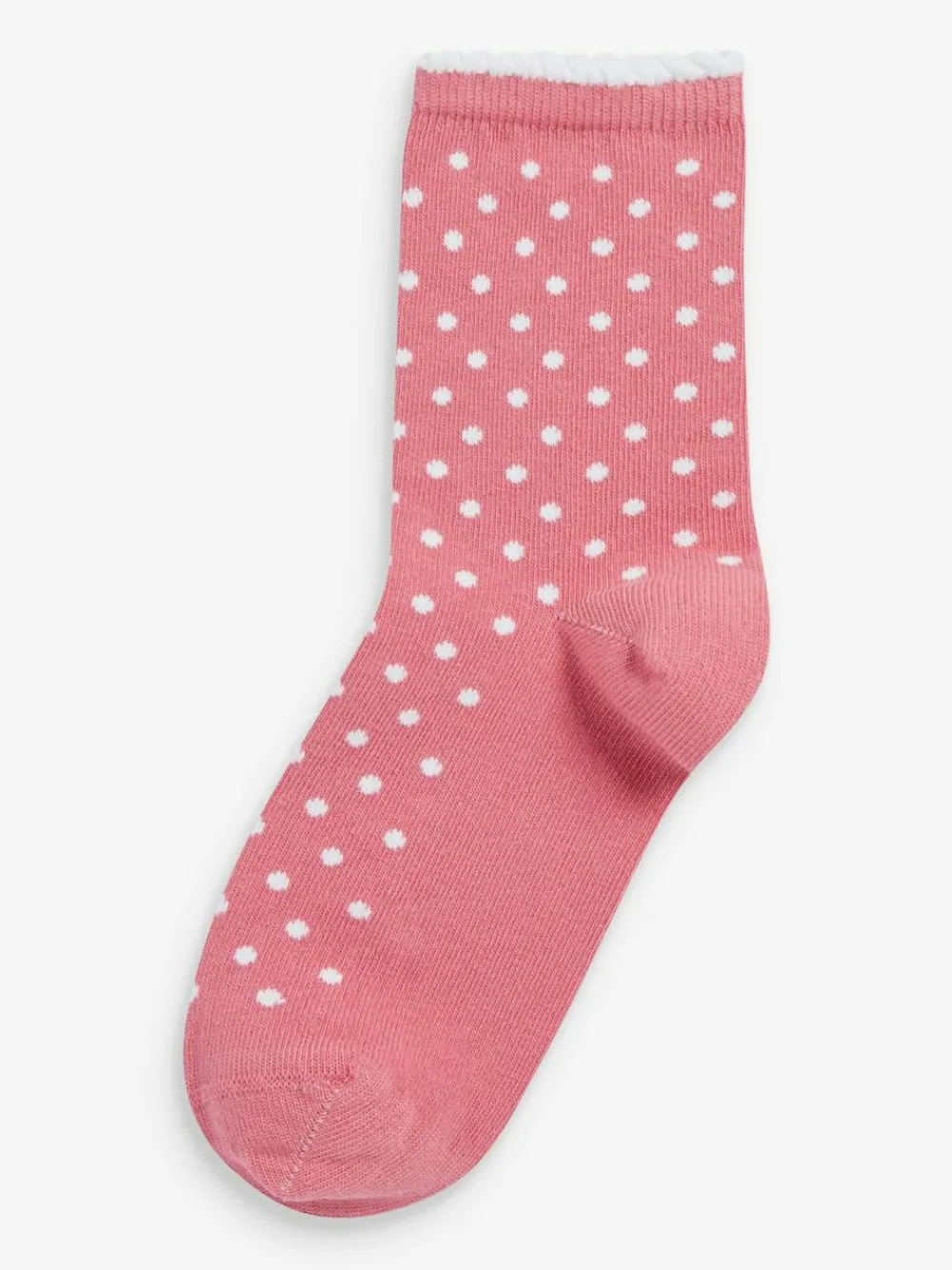 Next Pink 7 Pack Cotton Rich Pretty Ankle Socks^ Socks & Tights|Socks & Tights