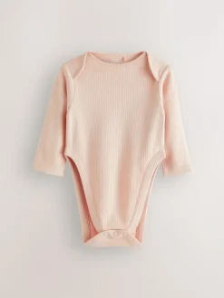 Next Pink 3 Pack Hip Dysplasia Long Sleeve Baby Bodysuits^ Bodysuits & Vests|Vests