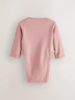 Next Pink 3 Pack Hip Dysplasia Long Sleeve Baby Bodysuits^ Bodysuits & Vests|Vests