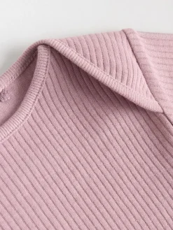 Next Pink 5 Pack Short Sleeve Baby Bodysuits^ Bodysuits & Vests|Vests