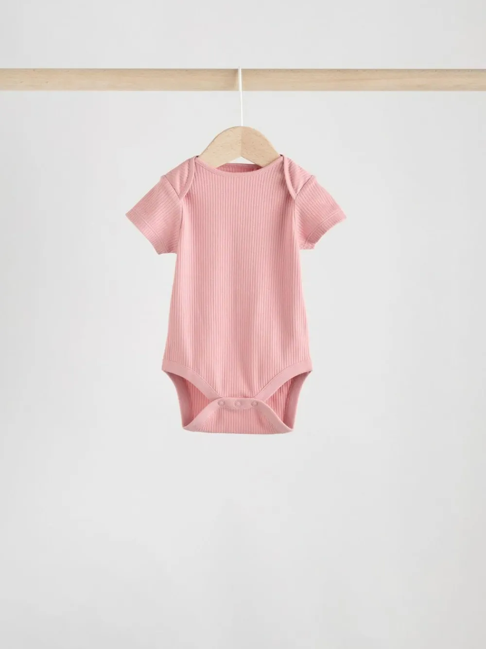 Next Pink 5 Pack Short Sleeve Baby Bodysuits^ Bodysuits & Vests|Vests