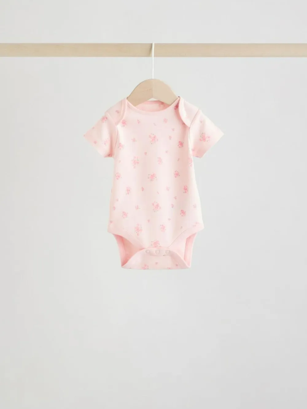 Next Pink 5 Pack Short Sleeve Baby Bodysuit^ Bodysuits & Vests|Vests