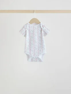 Next Pink 5 Pack Short Sleeve Baby Bodysuit^ Bodysuits & Vests|Vests