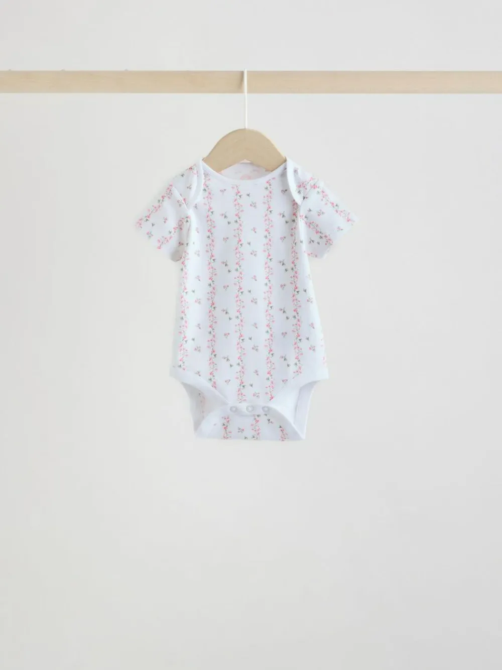 Next Pink 5 Pack Short Sleeve Baby Bodysuit^ Bodysuits & Vests|Vests