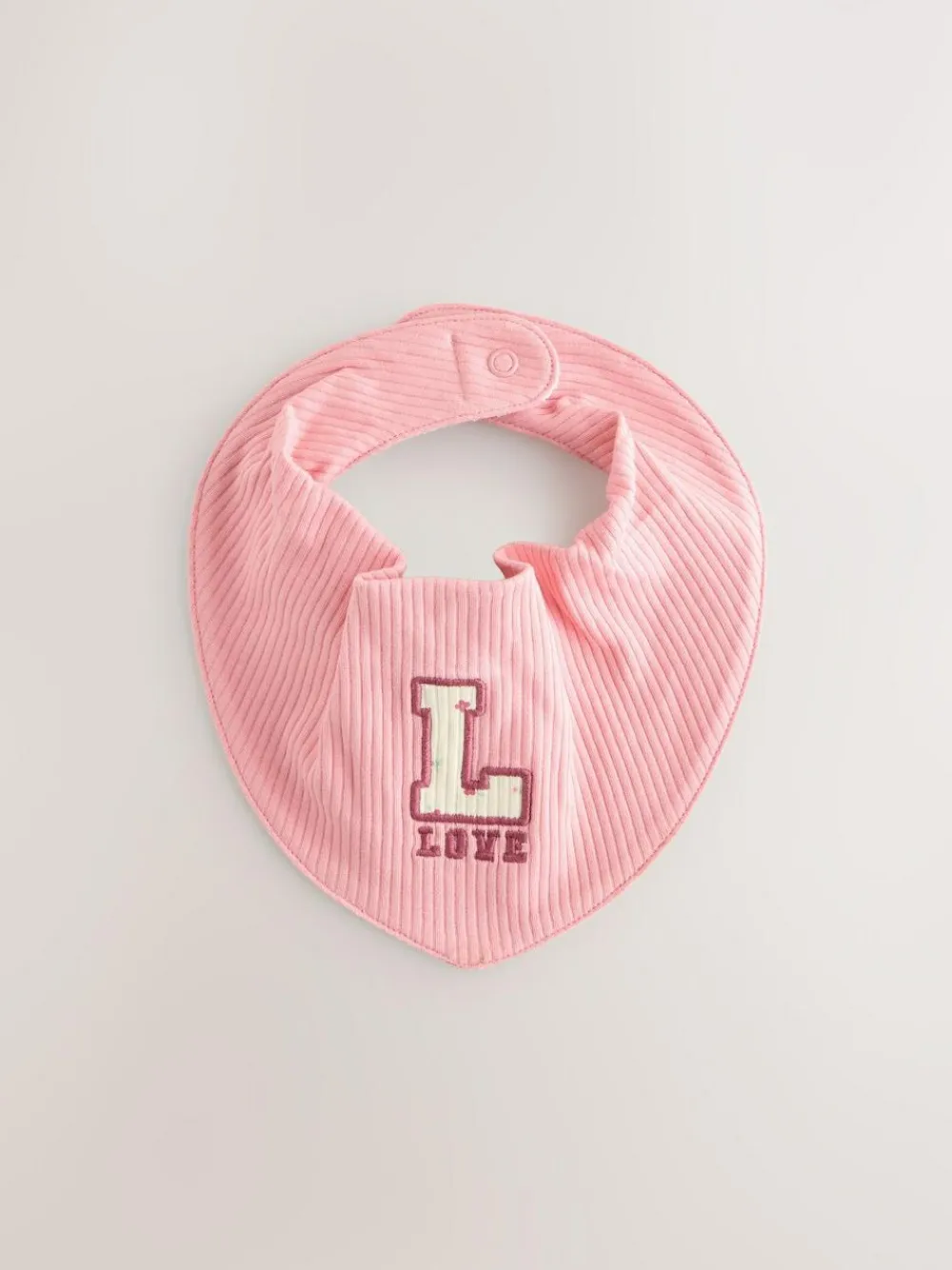 Outlet Next Pink 4 Piece Baby Beanies And Dibble Bibs Set (0-18mths)