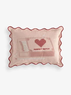 Next Pink 30 X 40cm Valentines Embroidered Perfect Match Cushion^ Cushions & Throws