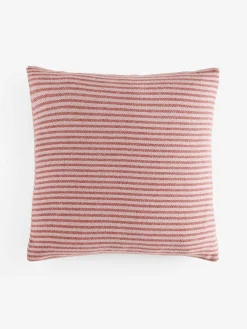 Next Pink 50 x 50cm Woven Stripe Cushion