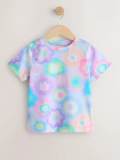 Online Next Pink Abstract T-Shirts 5 Pack (3-16yrs)