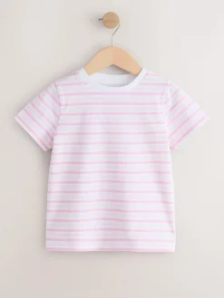 Online Next Pink Abstract T-Shirts 5 Pack (3-16yrs)