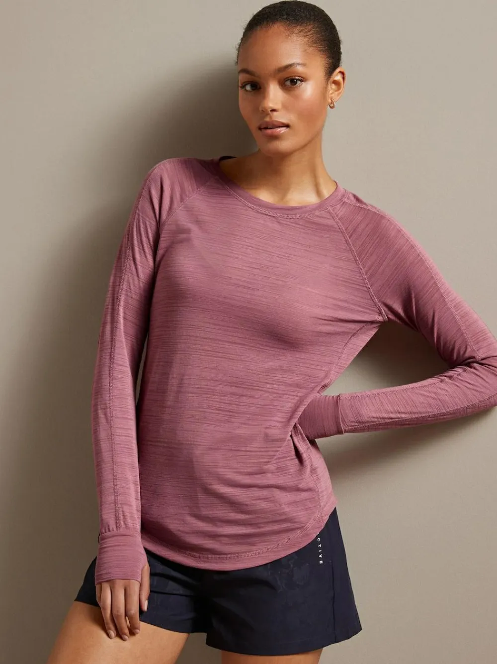 Next Pink Active Lightweight Long Sleeve Top