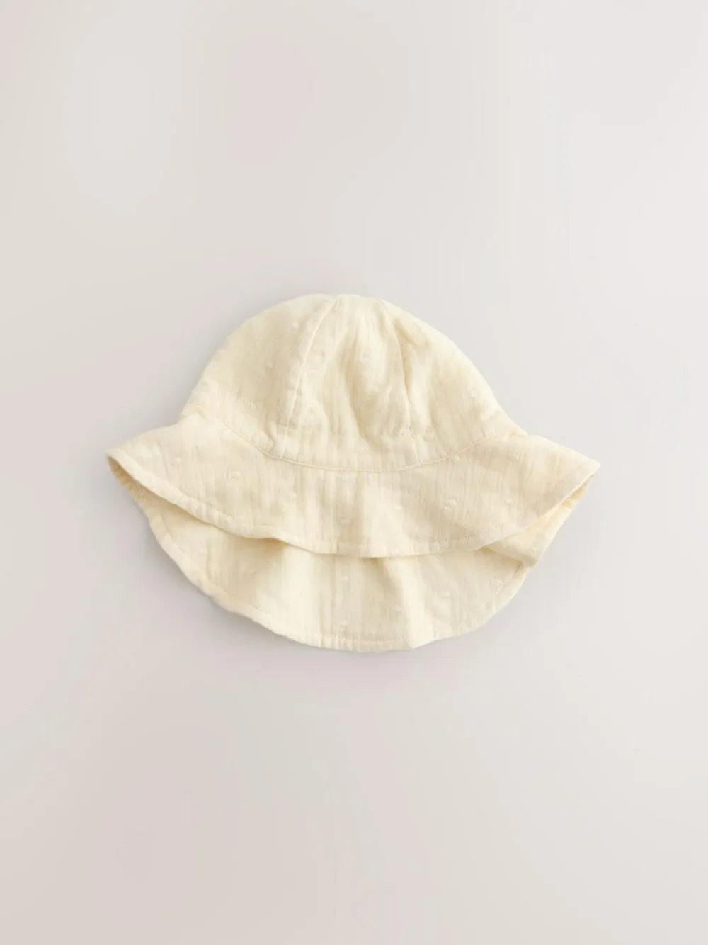 Next Pink and Beige Woven Baby Bucket Hats 2 Pack (0mths-2yrs)^ Hats