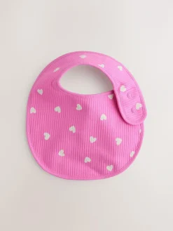 Next Pink Baby Bibs 5 Pack^ Bibs|Newborn Accessories