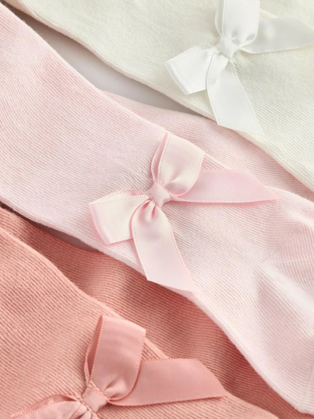 Hot Next Pink Baby Bow Tights (0mths-2yrs)