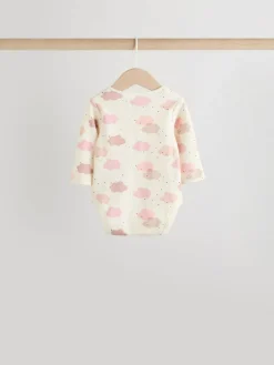 Outlet Next Pink Baby Long Sleeve Bodysuits 5 Pack